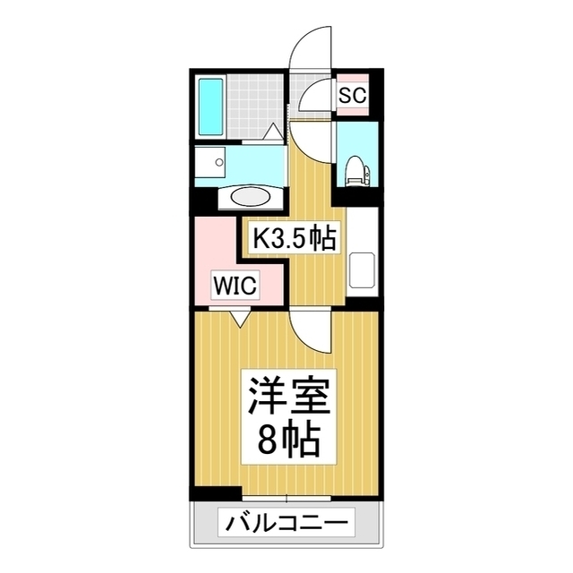 コンフォーティア狐島の間取り