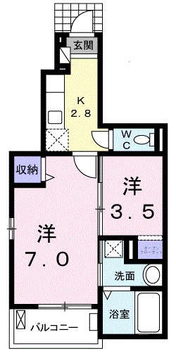 ウージーの間取り