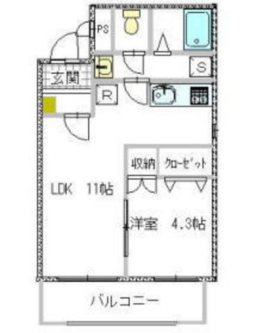 グランディアＩ＆Ｆの間取り