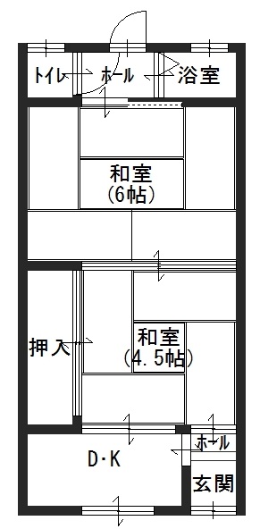 【金岡町文化の間取り】