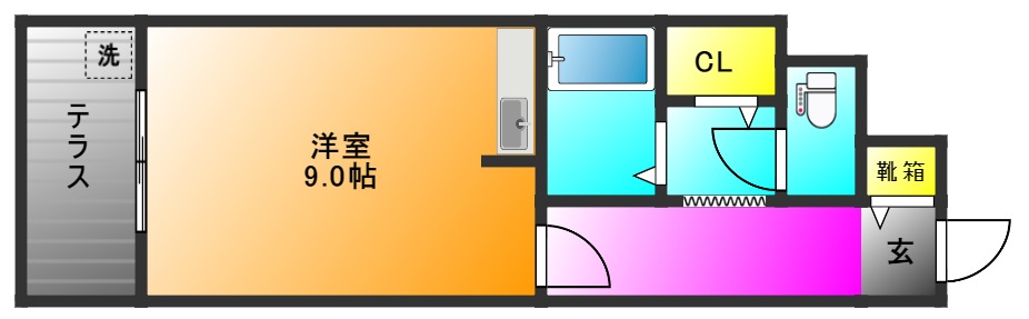 グリーンリーフ7番館の間取り