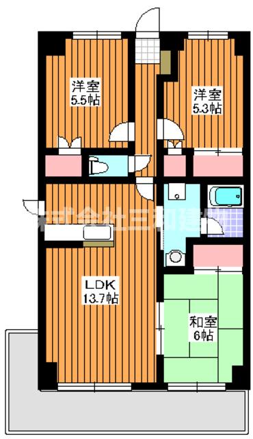 リブレ和光の間取り