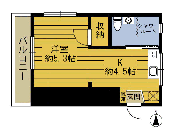 スカイメゾン金池南の間取り