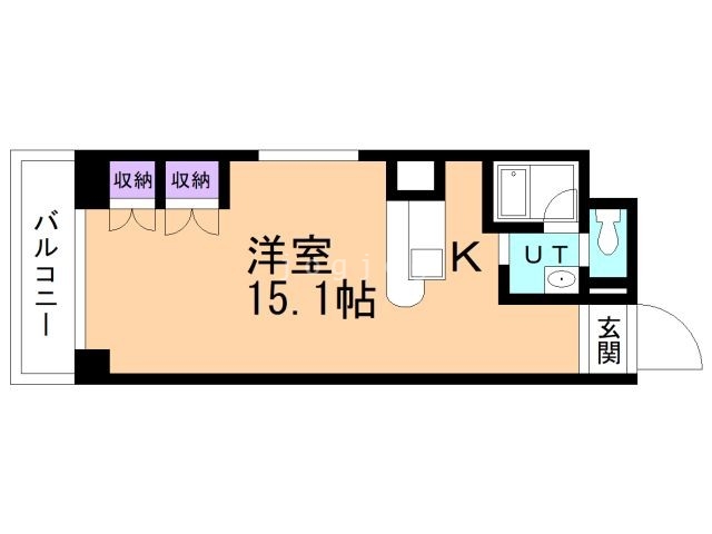 札幌市中央区北七条西のマンションの間取り