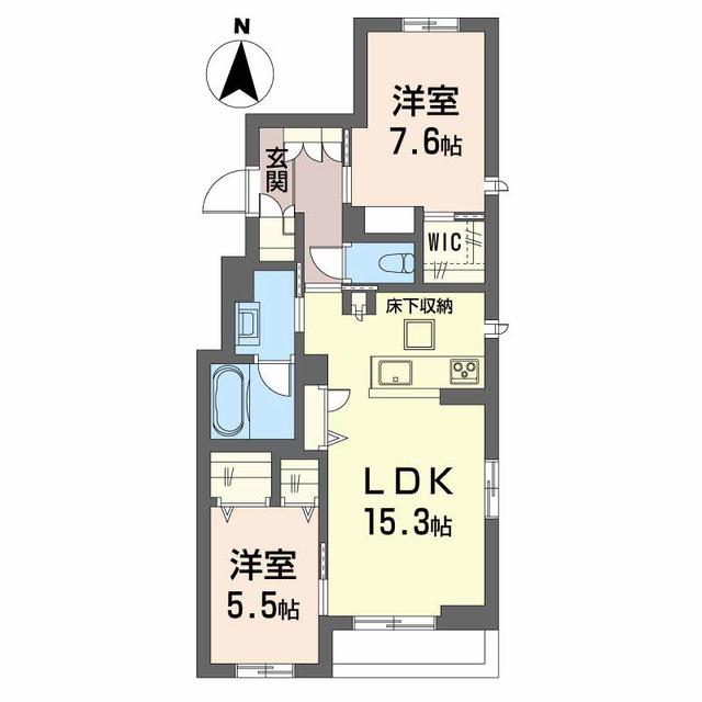 【アミコート泉中央の間取り】