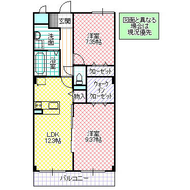 グラン・テールの間取り