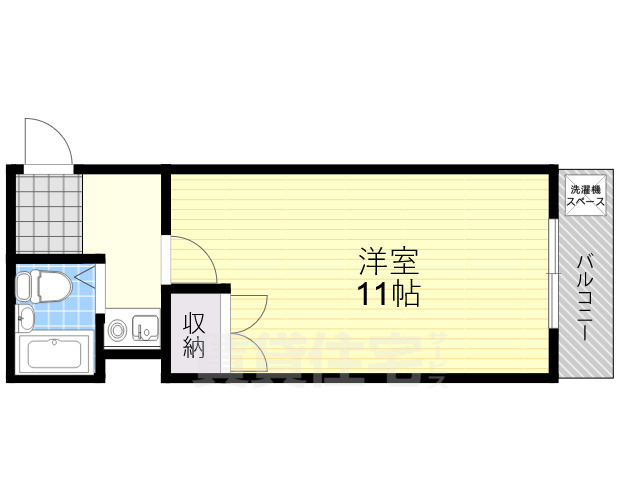 摂津市別府のアパートの間取り