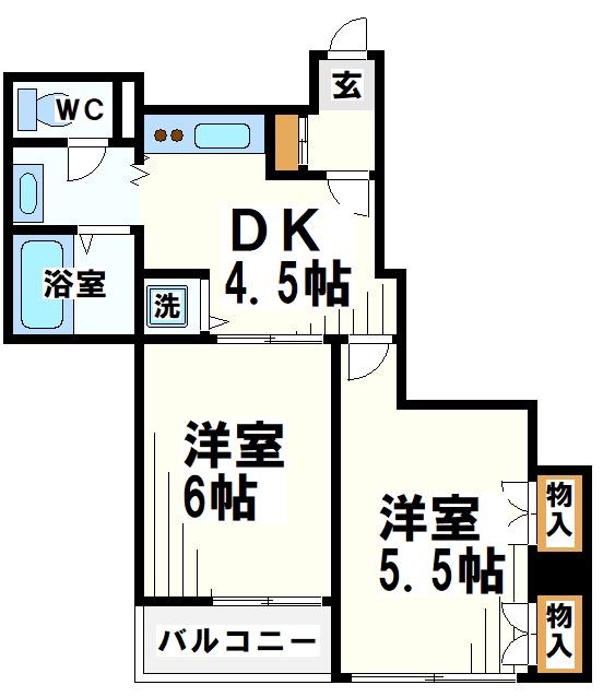 千早ビルの間取り