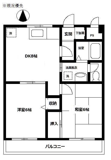 ウィステリア貝塚の間取り