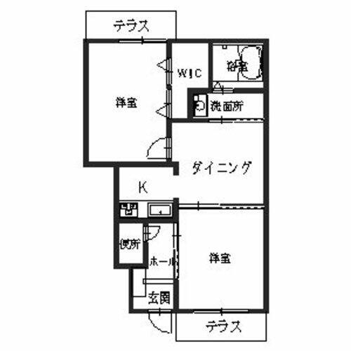 シャーメゾン　三木の間取り