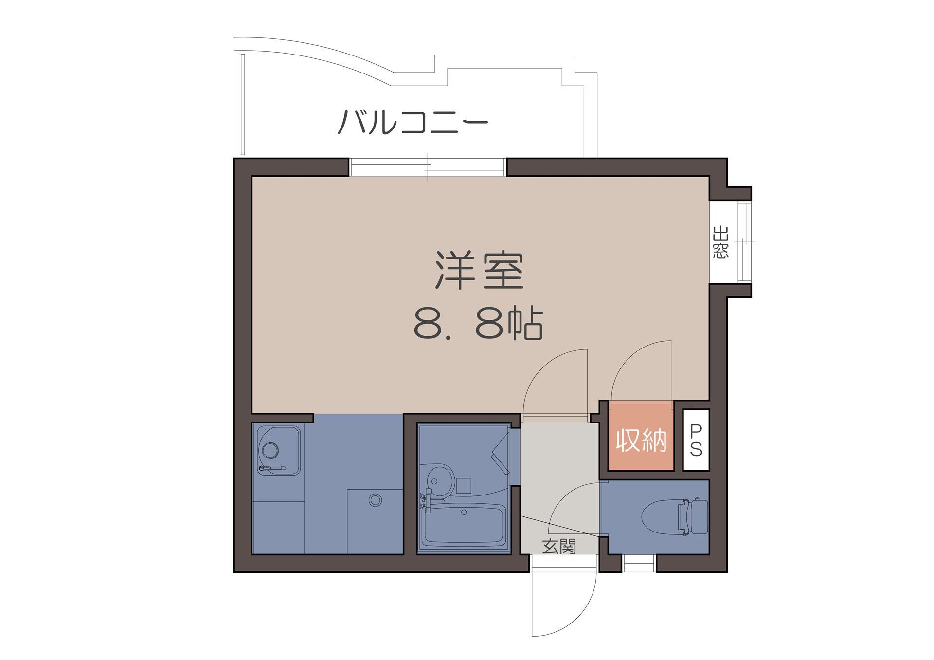 【カルチェコート鴨池の間取り】