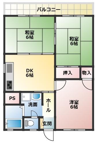 コーポ林の間取り