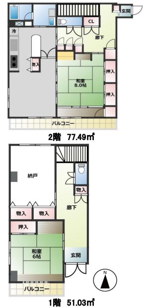 アヴニール23の間取り