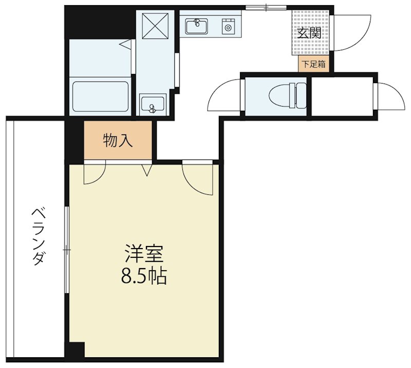 レイクパレスゼゼの間取り