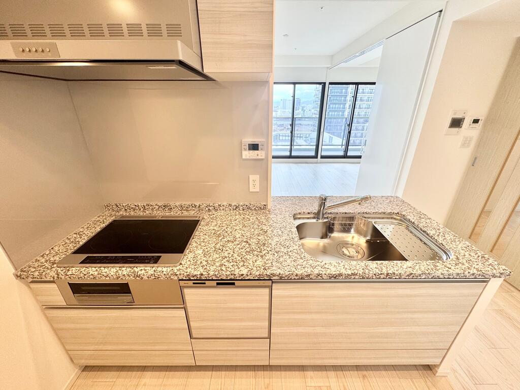 キッチン　IHクッキングヒーター・ディスポーザ・食洗機・浄水器あり