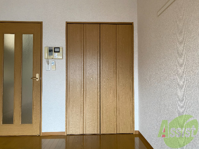 収納　ここに収納があります。収納があると部屋が広く使えます。