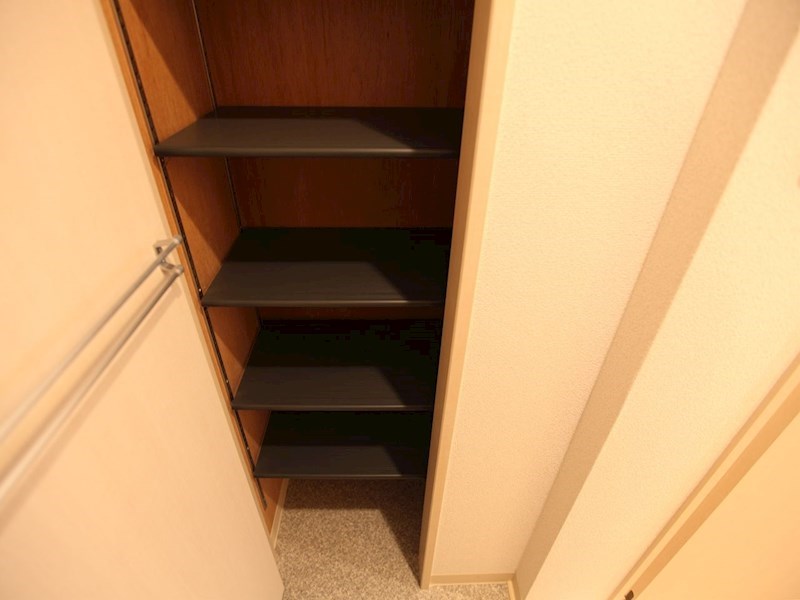 玄関　玄関　シューズボックス付　収納充実してます