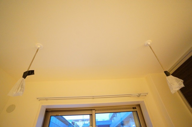 その他設備　雨の日や花粉の時期に便利な室内物干し付き☆