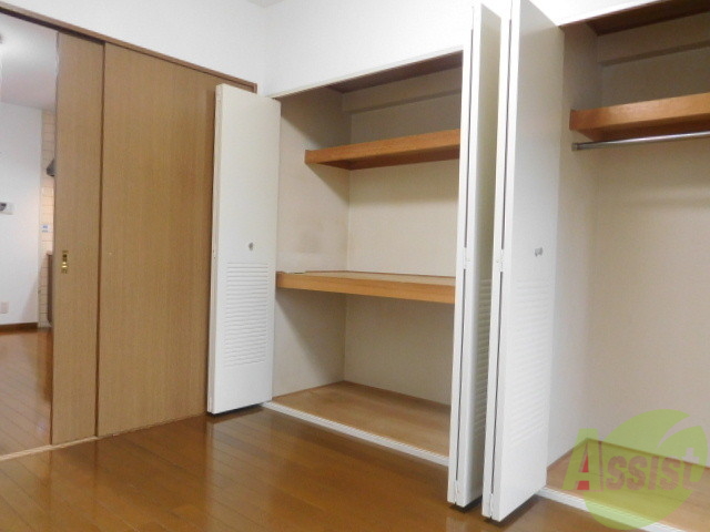 収納　たっぷり収納が２つ。お部屋が広々使えて助かります