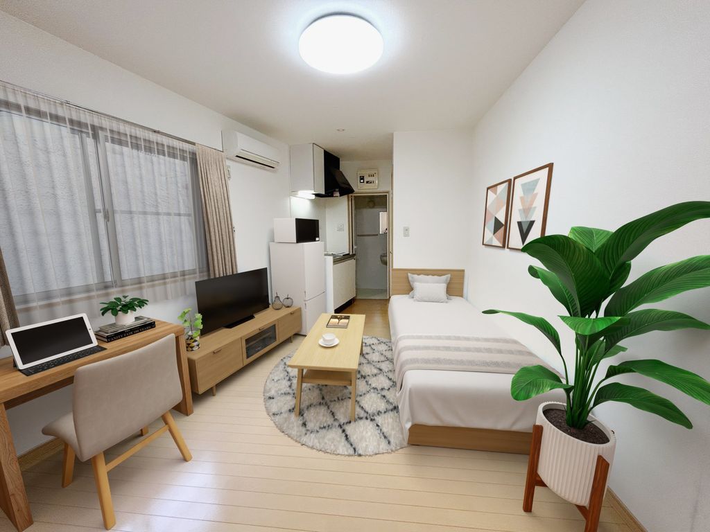 居室・リビング　【家具家電は物件に付帯しません】