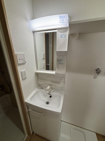洗面設備　※建設中のため別物件参考写真となります。