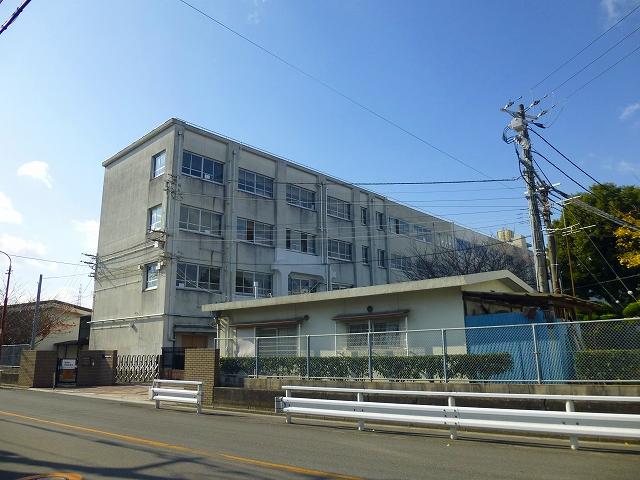 中学校　高槻市立第六中学校（中学校）まで198m