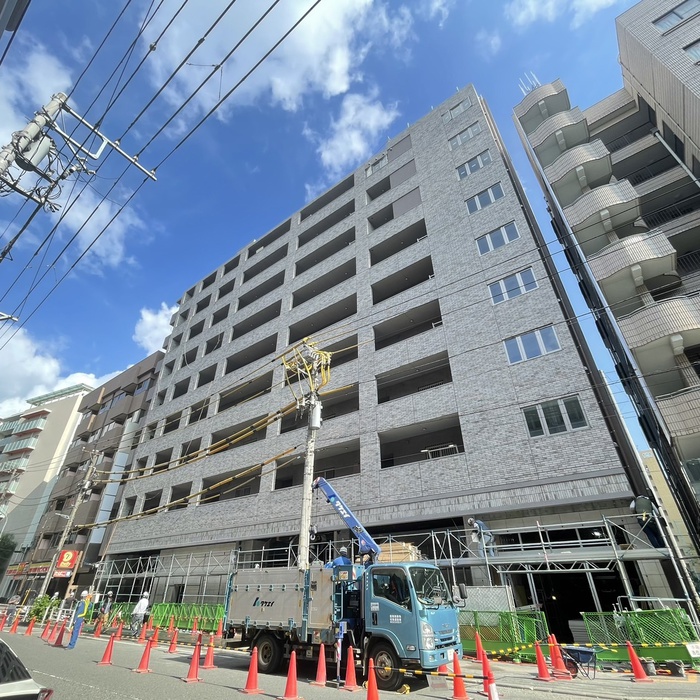 建物外観　建築中