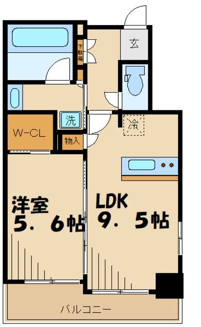 RELUXIA府中の間取り写真