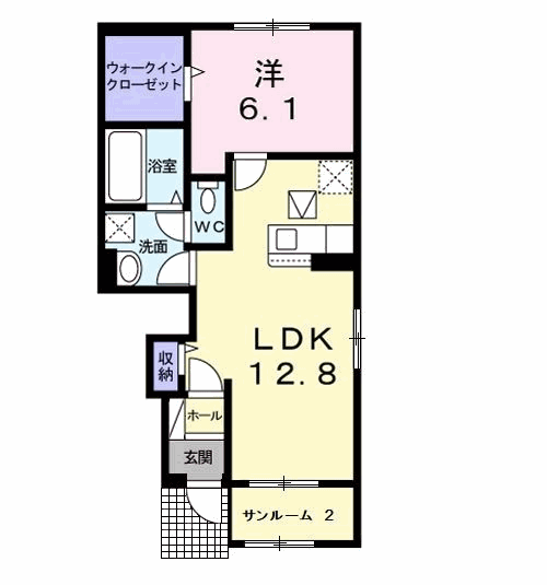 ビラビスタ館山那古Iの間取り写真