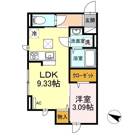 Maison de Vegaの間取り写真