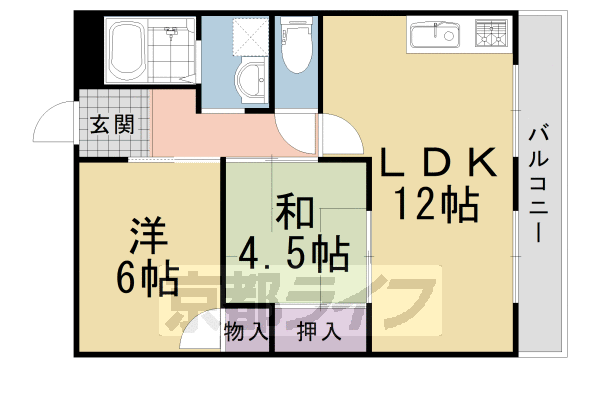 岡崎グランドハイツの間取り写真