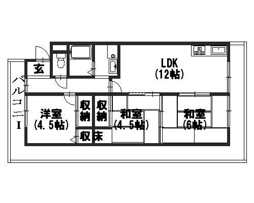 ソシアル大山崎の間取り写真
