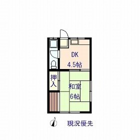 斉木アパートの間取り