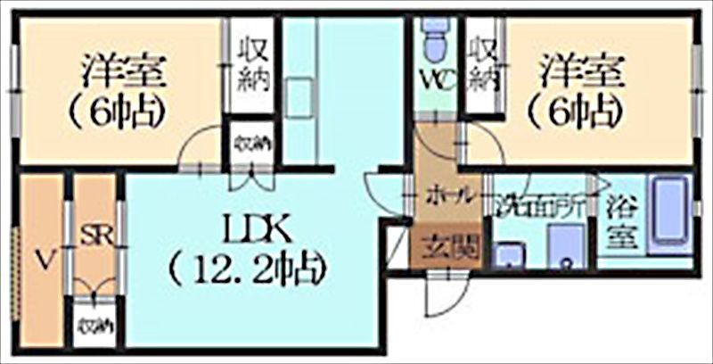 ゆめみ野　Ａ棟の間取り