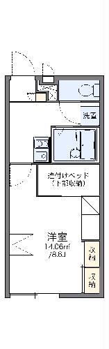 レオパレスハウゼブリューヘンの間取り