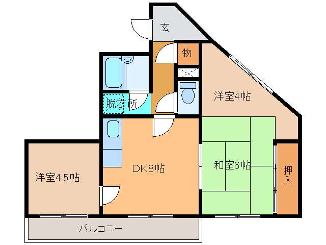 セントラル5の間取り