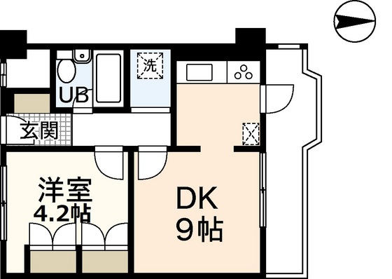 イトーピア舟入マンションの間取り