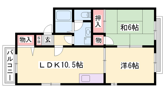 リブラスハイツIIの間取り