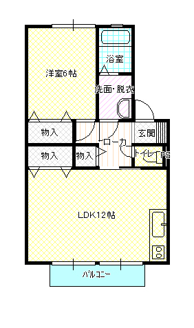 カーサ西岩田_間取り_0