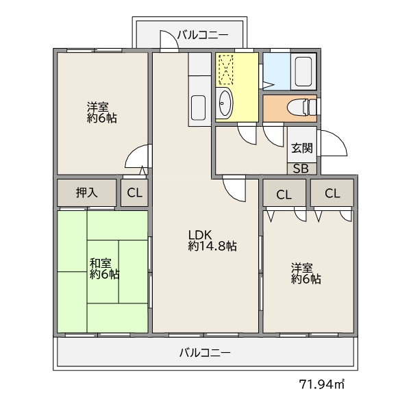 高義ビルIIIの間取り