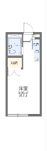 レオパレス中曽根IIの間取り