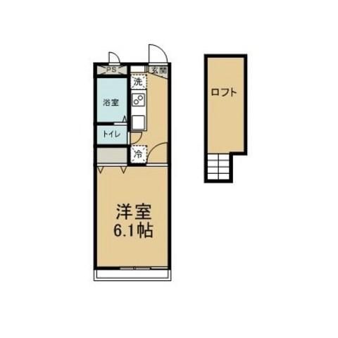 横浜市旭区南希望が丘のアパートの間取り