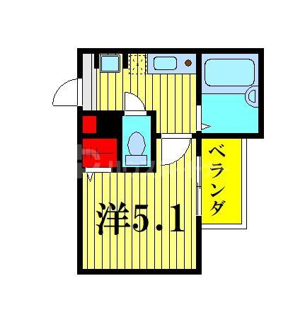 さいたま市中央区下落合のアパートの間取り