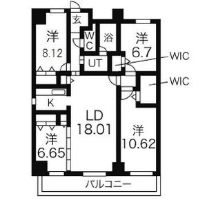 メゾンラフィネ IIIの間取り