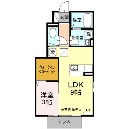 盛岡市東中野町築16年の間取り