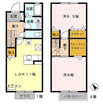 アルカディアの間取り