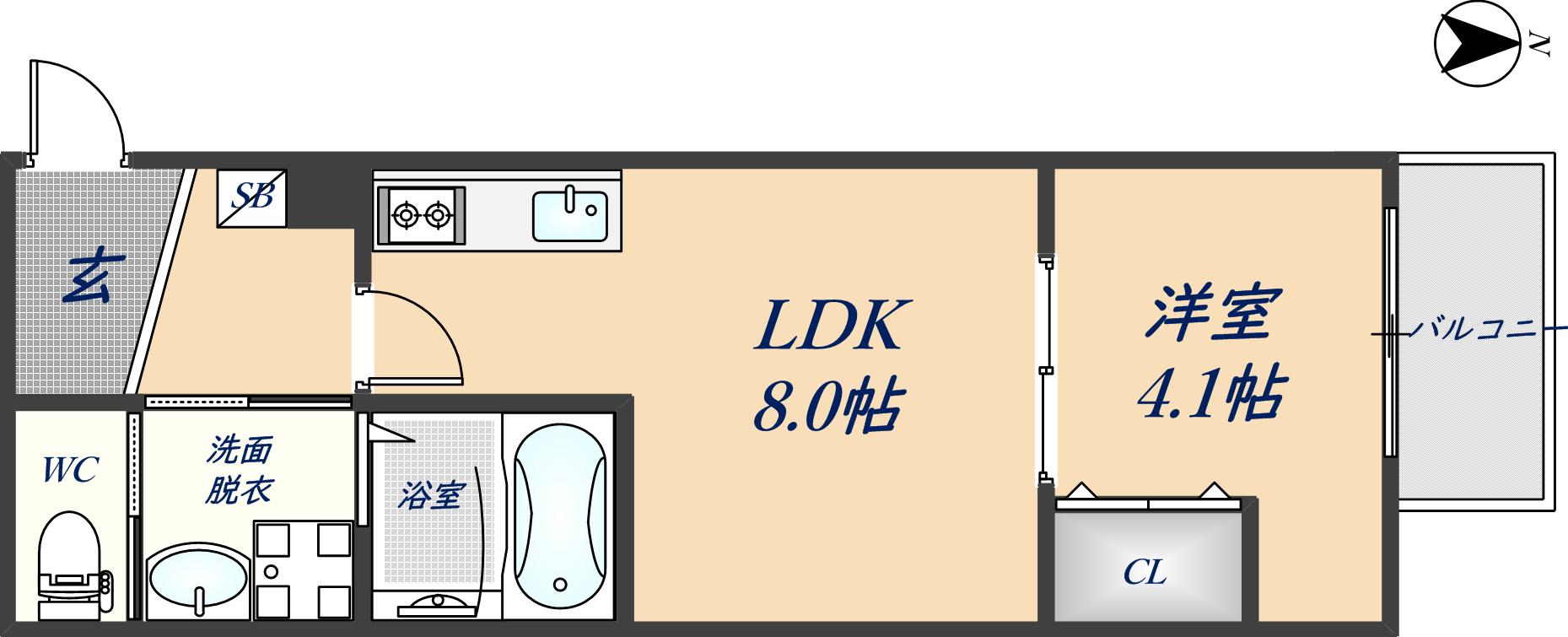 ESCALA四条畷の間取り