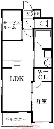 LIFEFIELD多々良の間取り