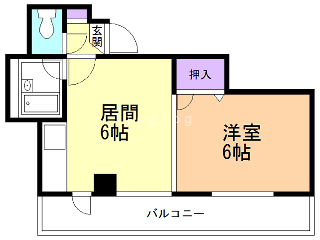 【ペルドゥエープス藻岩の間取り】