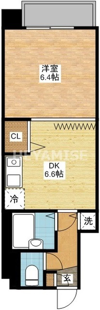 長崎市鍛冶屋町のマンションの間取り